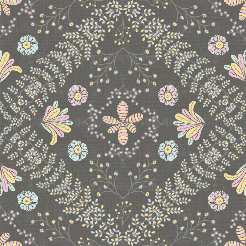 Bloom Tapestry Gray