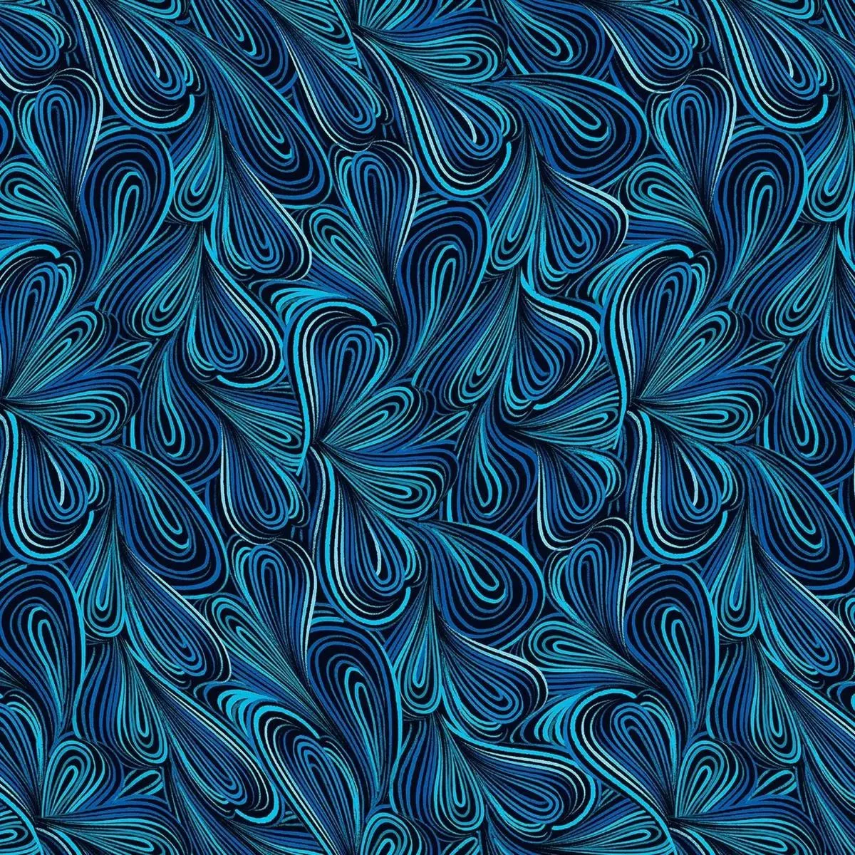 blue-multi-color-flow-cotton-wideback-fabric-per-yard Blue Multi Color Flow Cotton Wideback Fabric per yard