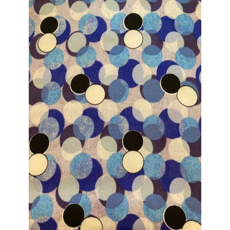 blue-overlapping-circles-on-silky-satin Blue Overlapping Circles on Silky Satin