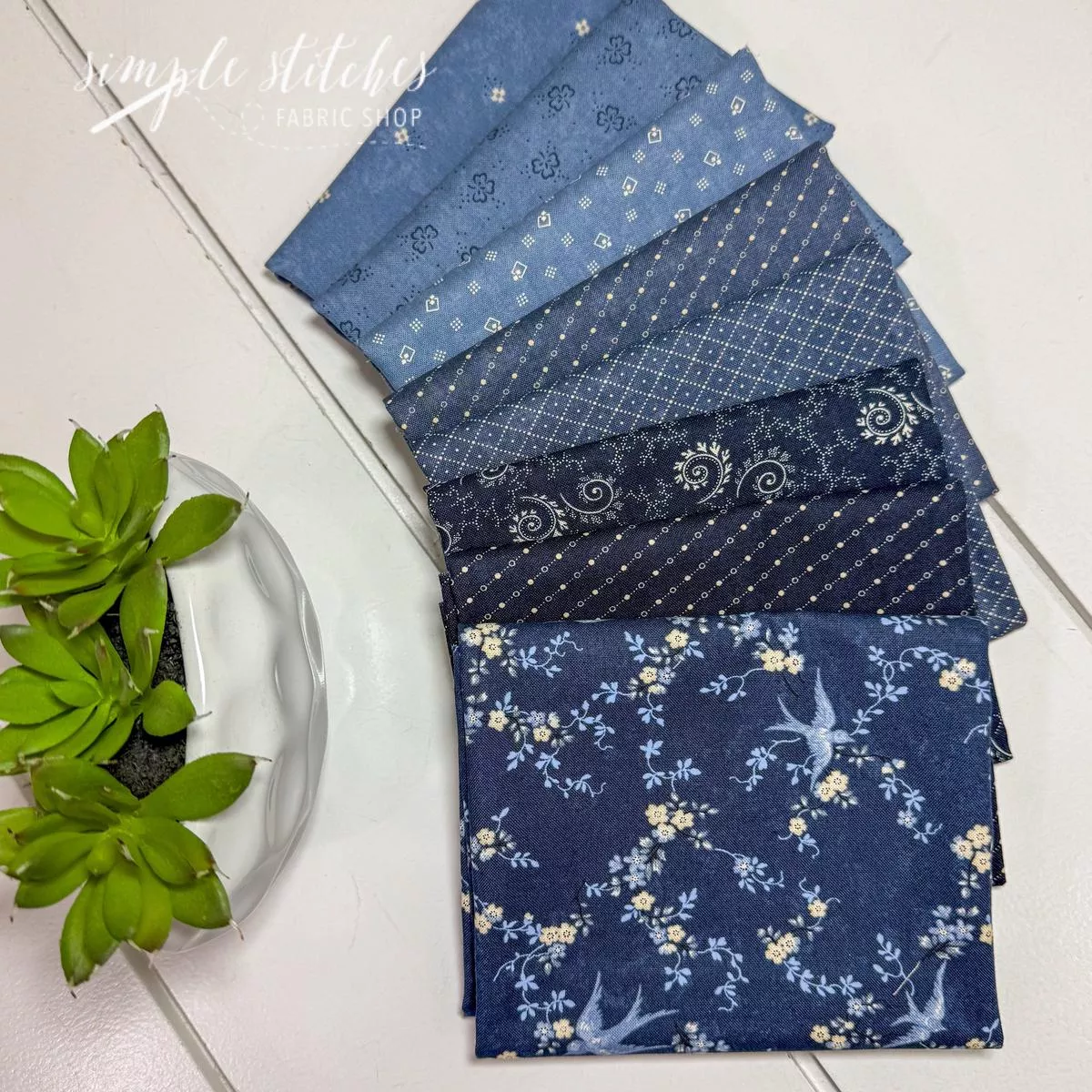 bluebirds-nest-simple-bundle-8-fat-quarter-bundle Bluebirds Nest Simple Bundle (8) Fat Quarter Bundle