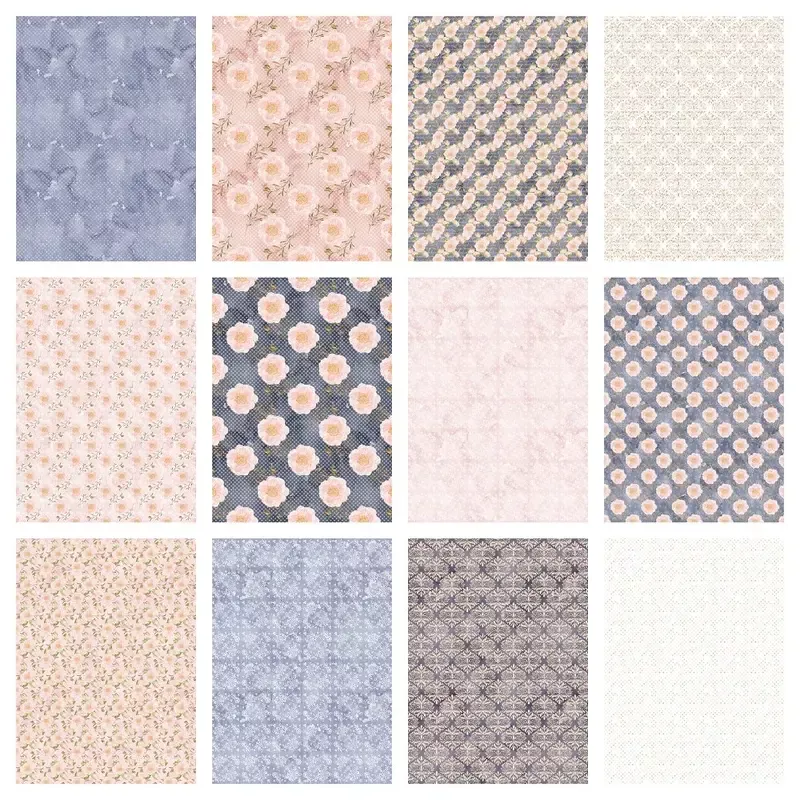 blushing-bride-peonies-fat-eighth-bundle-12-pieces Blushing Bride Peonies Fat Eighth Bundle – 12 Pieces