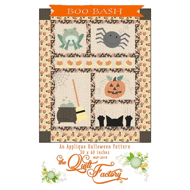 Boo Bash Quilt Pattern by The Quilt Factory