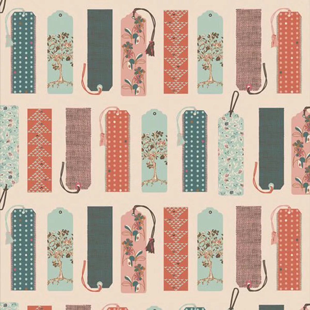 Bookish Quilt Fabric Mark My Words