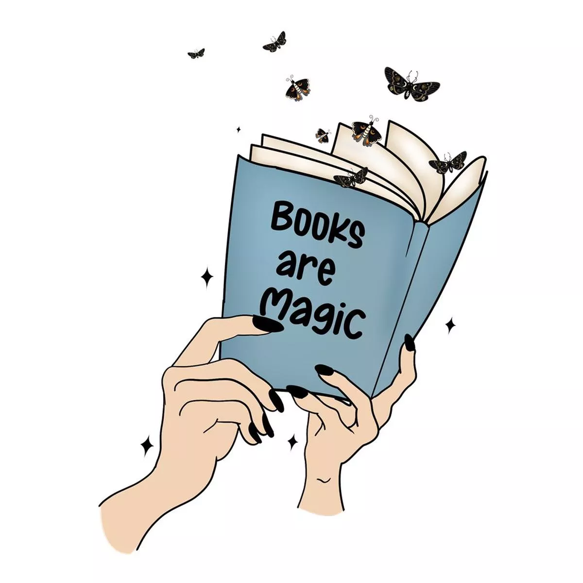 books-are-magic-fabric-panel Books Are Magic Fabric Panel