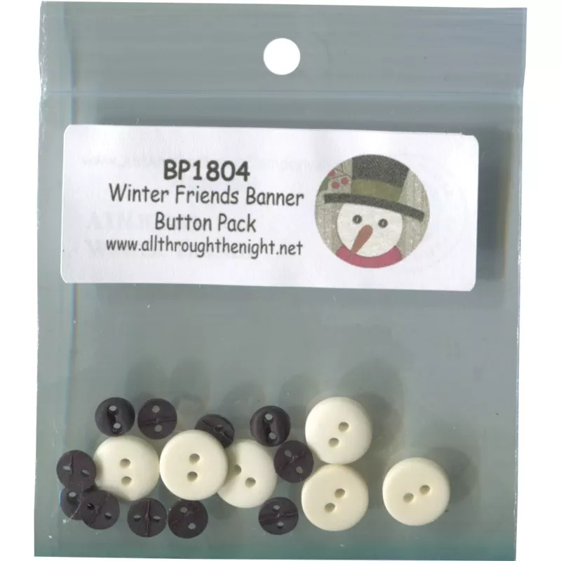 BP1804 – Winter Friends Banner Button Pack