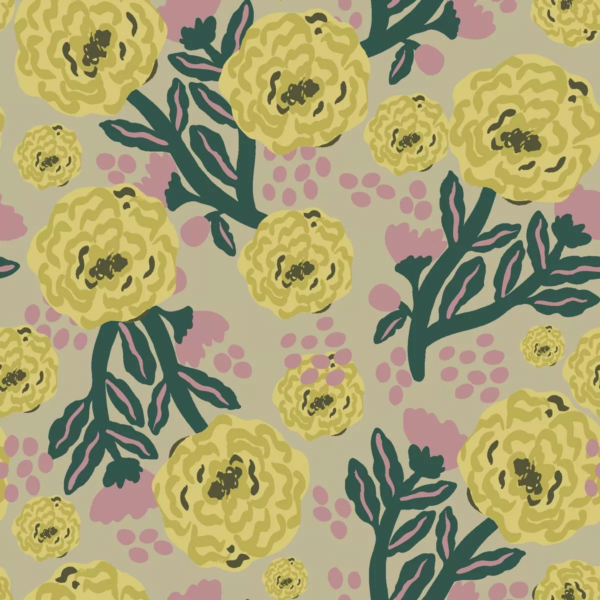 breathe-live-explore-marigold-green-fabric Breathe Live Explore Marigold Green Fabric