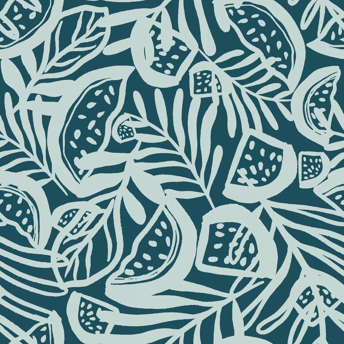 breathe-live-explore-watermelon-lush-navy-fabric Breathe Live Explore Watermelon Lush Navy Fabric