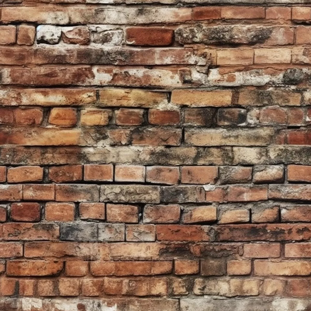 Brick Walls Pattern 4 Quilting Cotton Fabric
