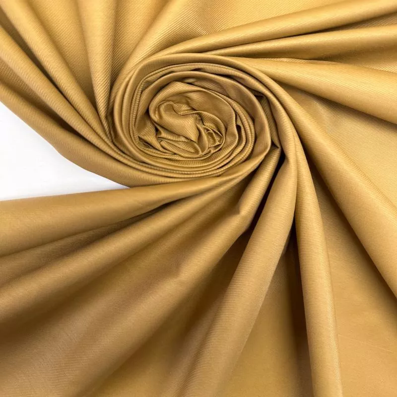Brown-Beige Cotton Twill