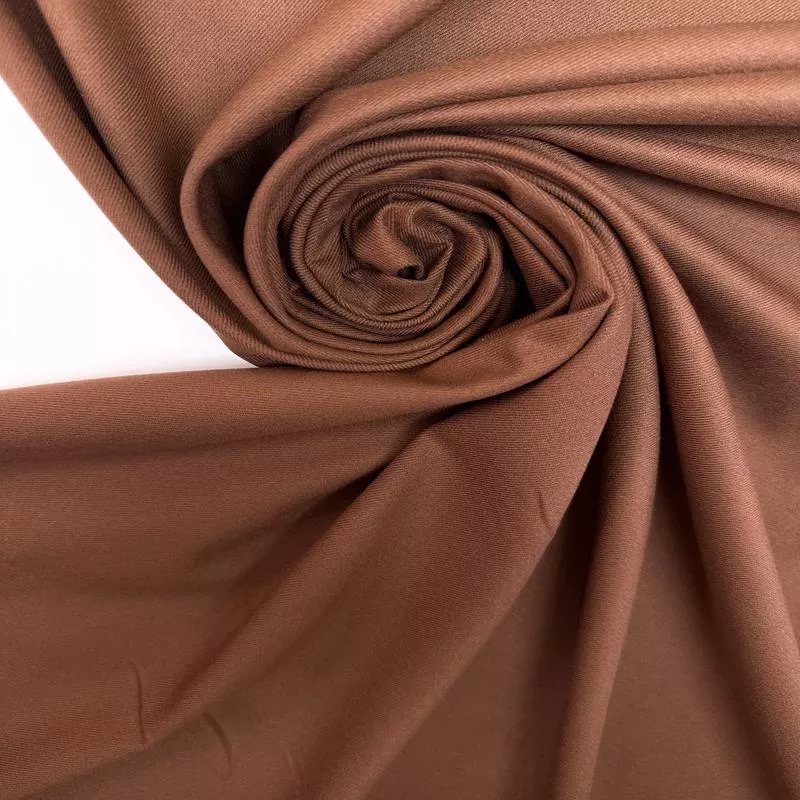 brown-viscose-blend-satin-twill Brown Viscose Blend Satin Twill