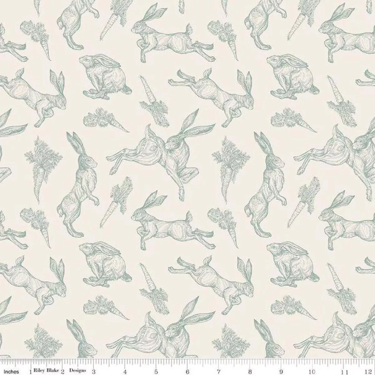 Bunnies Ivory by Hester & Cook