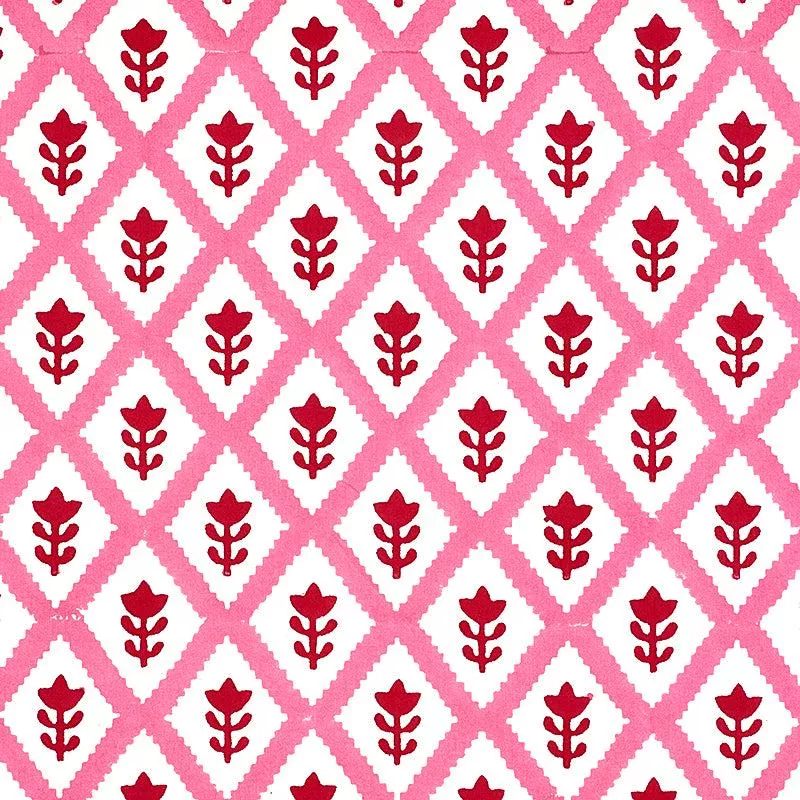 Buti Hand Block Print | Pink