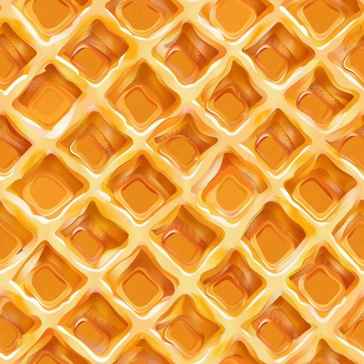 Butter Waffle Pattern 10 Quilting Cotton Fabric