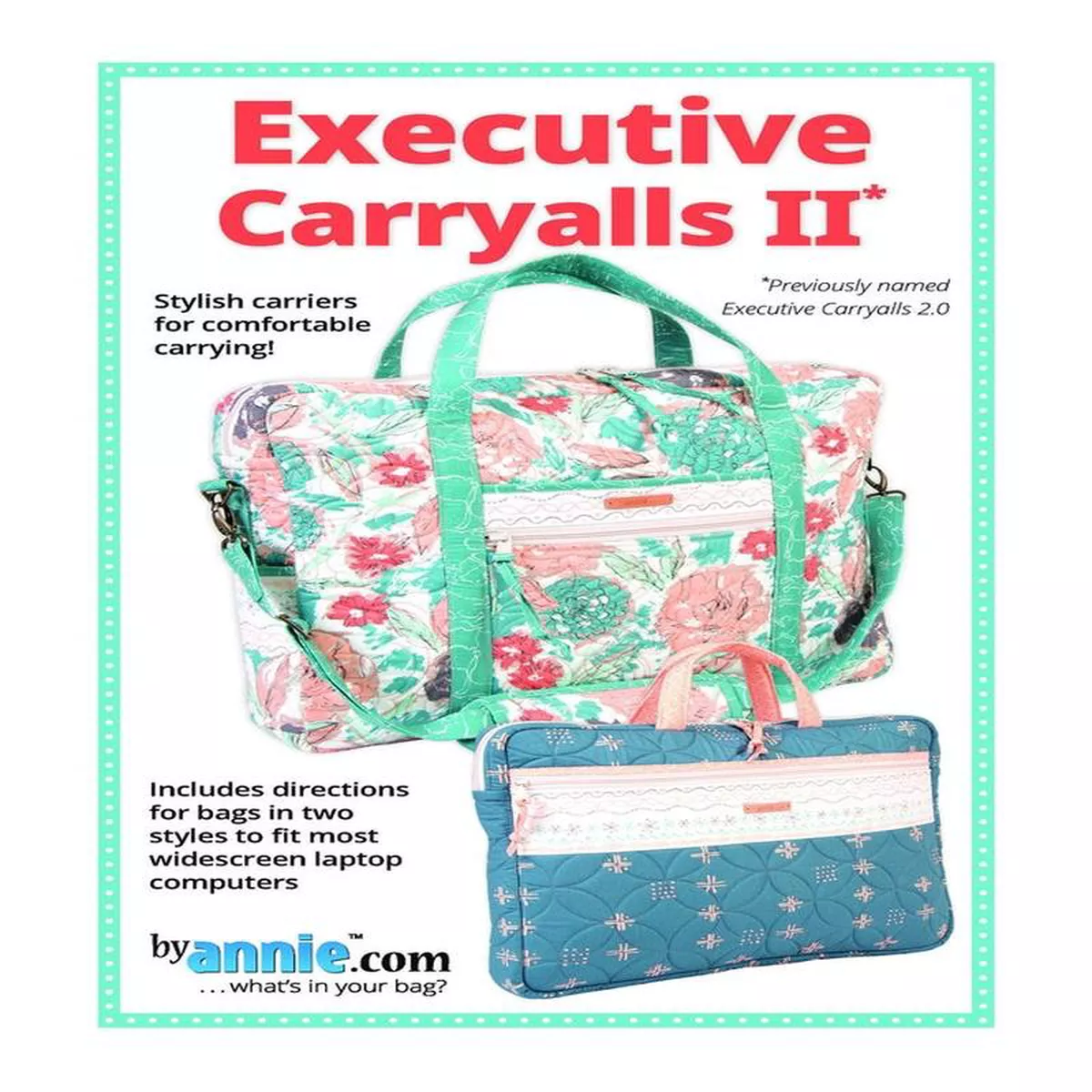 ByAnnie8217s Executive Carryalls II Pattern PBA110-2