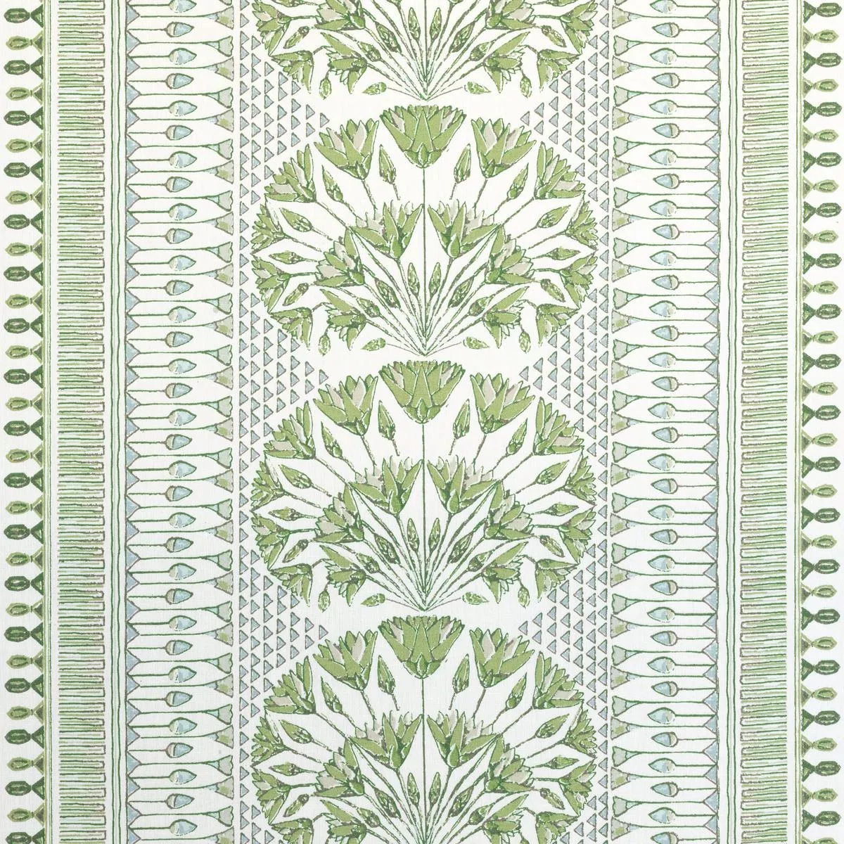 cairo-green-white-fabric Cairo Green and White Fabric