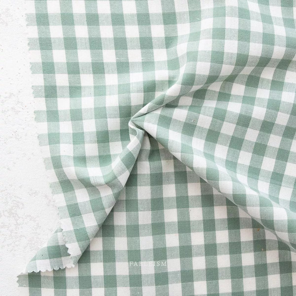 Camp Gingham Cotton – Scout Green