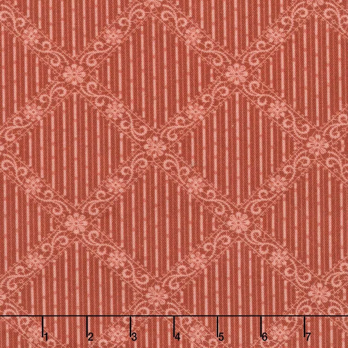 Canterbury – Diamond Lace Red Yardage