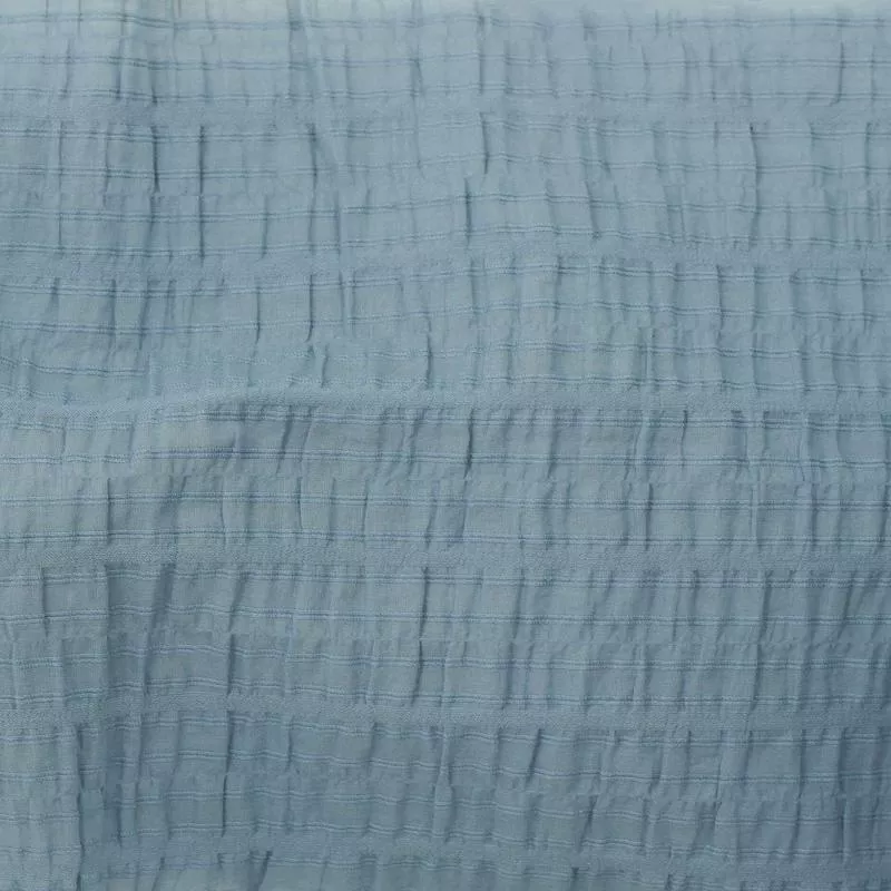 Carefree Crinkle Voile Lake Blue