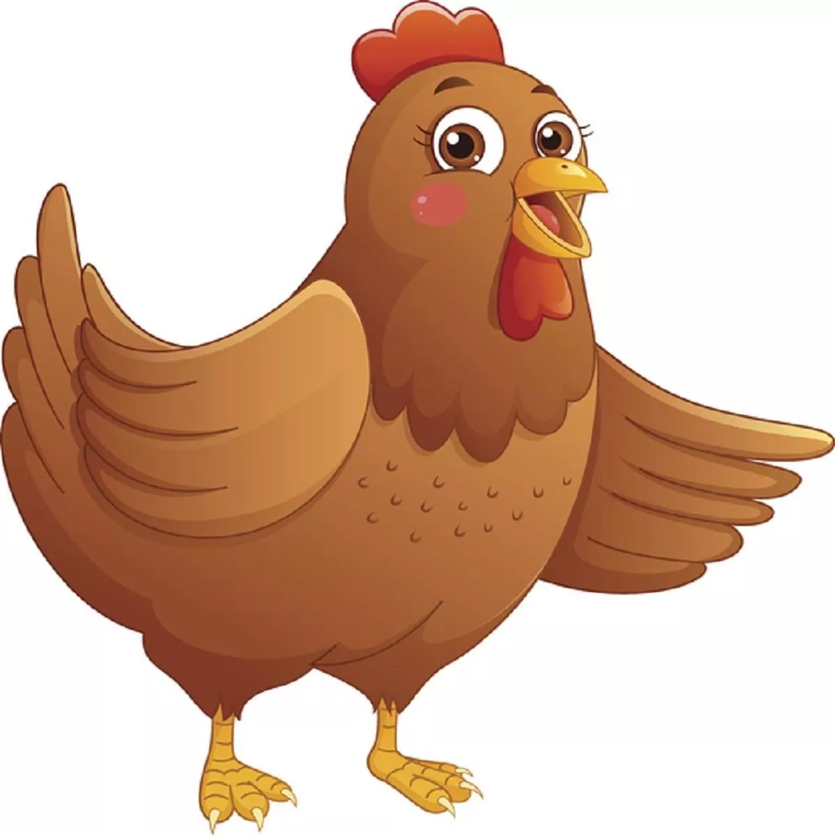 cartoon-chicken-fabric-panel-white Cartoon Chicken Fabric Panel – White