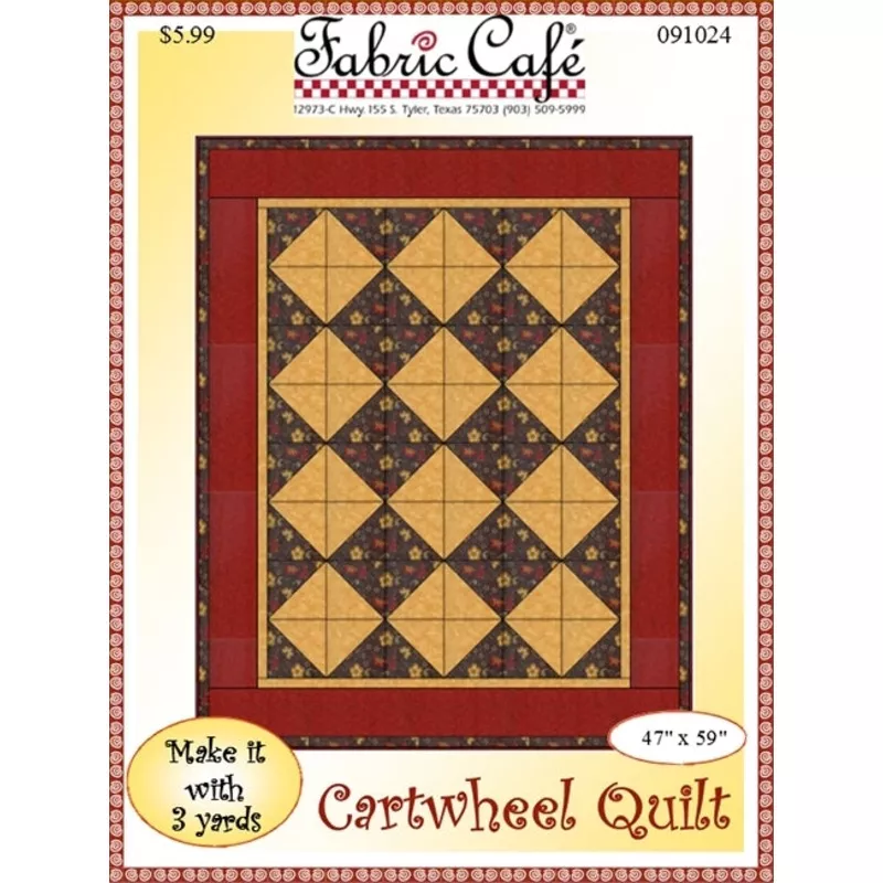 Cartwheel 3 Yard Quilt Pattern 91024-3 Sku: 61017