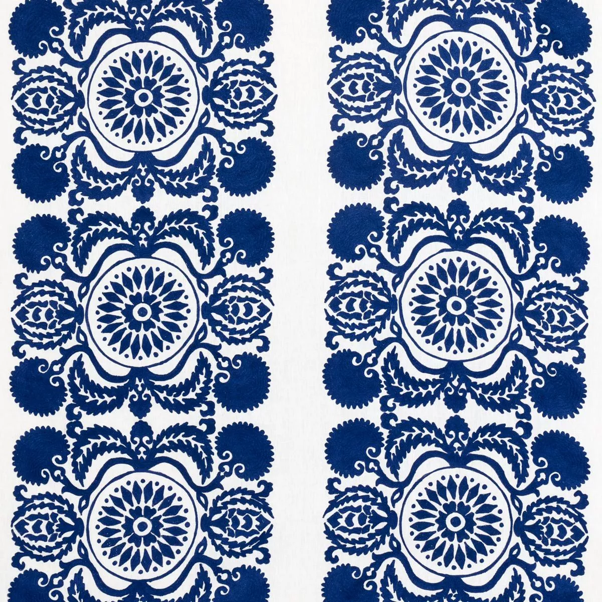 CASTANET EMBROIDERY COBALT