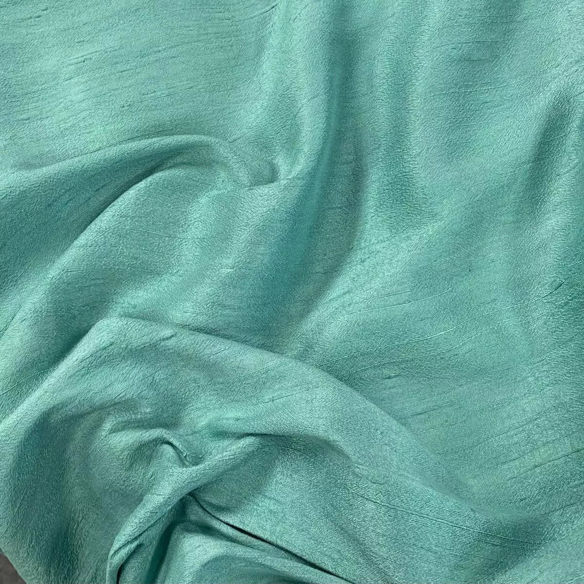 Celadon – Hand Dyed Silk Dupioni