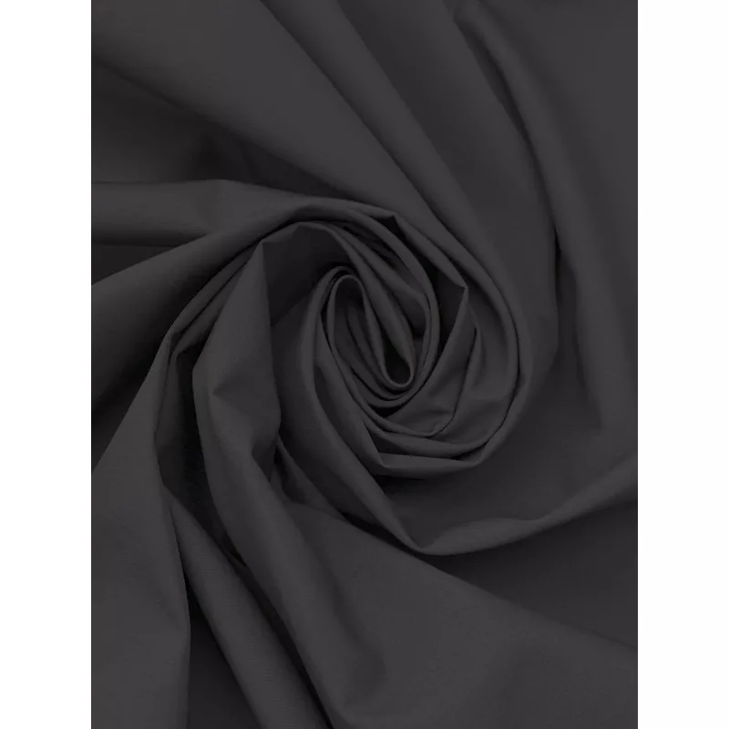 charcoal-polyester-cotton-poplin-jacketing-robert-kaufman-58w Charcoal Polyester/Cotton Poplin Jacketing – Robert Kaufman – 58W