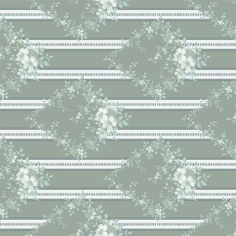 charlene-on-laurel-green-fabric Charlene on Laurel Green Fabric