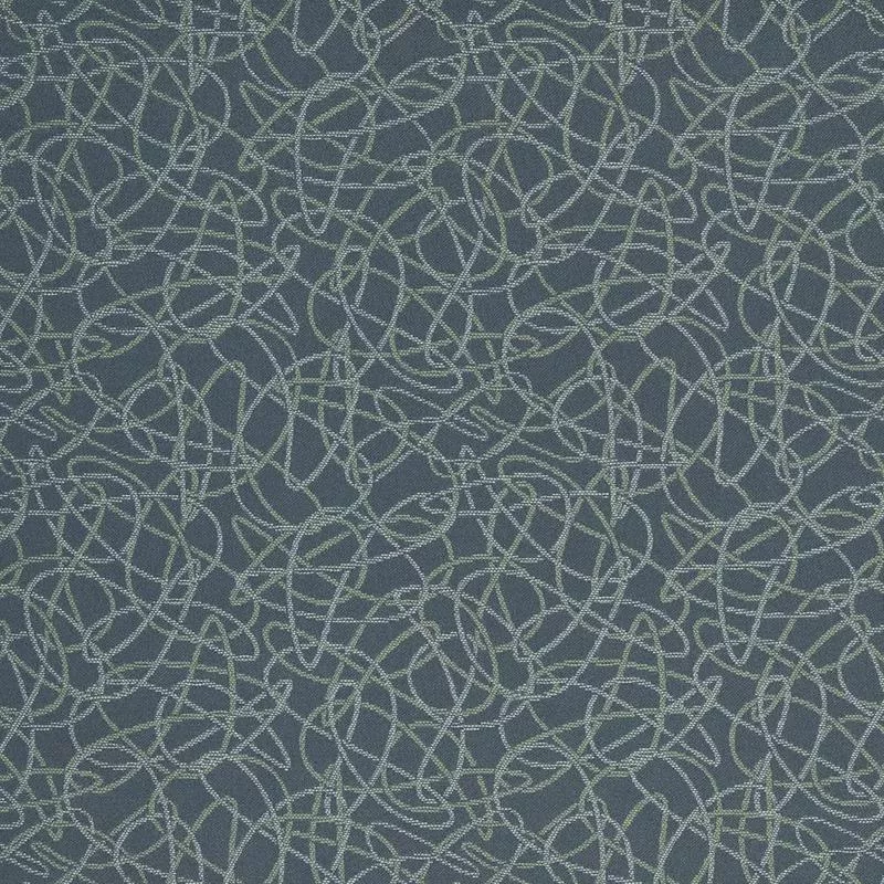 Charlotte Squiggles/aegean Fabric D929