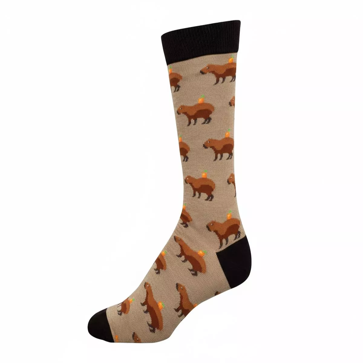 chaussettes-capybaras-avec-orange Chaussettes Capybaras avec Orange