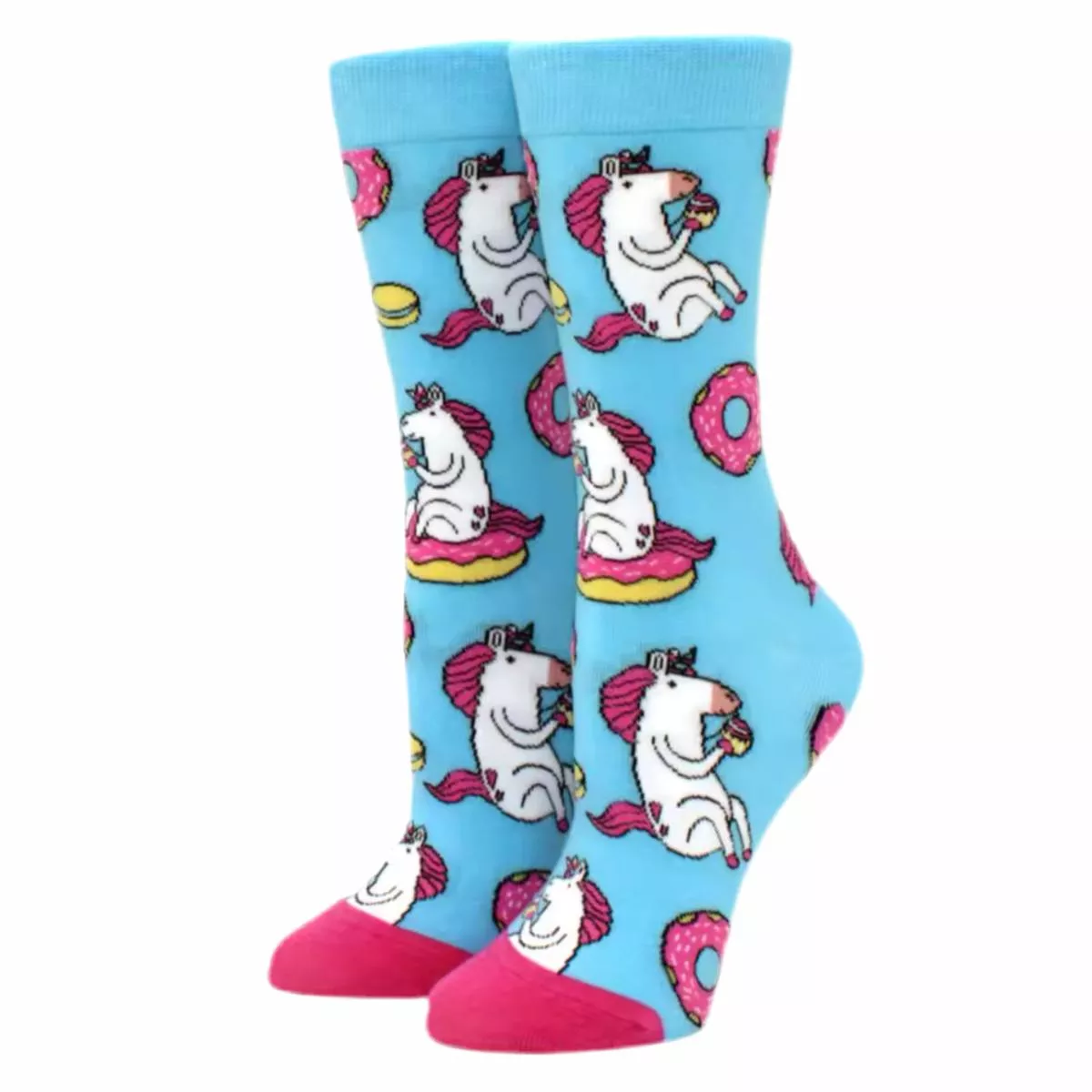 chaussettes-licornes-et-donuts Chaussettes Licornes et Donuts