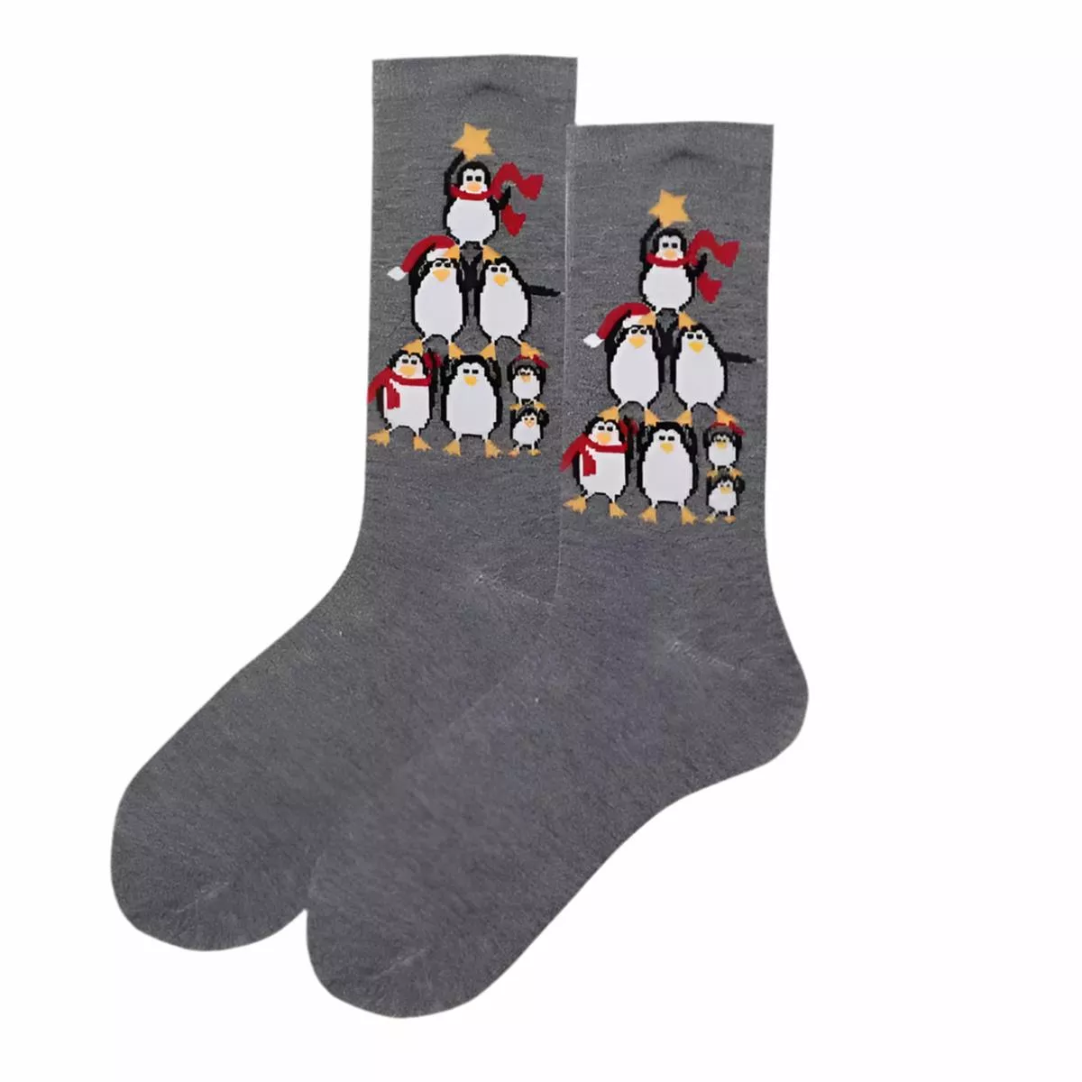 chaussettes-pingouins-sapin-de-nol Chaussettes Pingouins Sapin de Nol