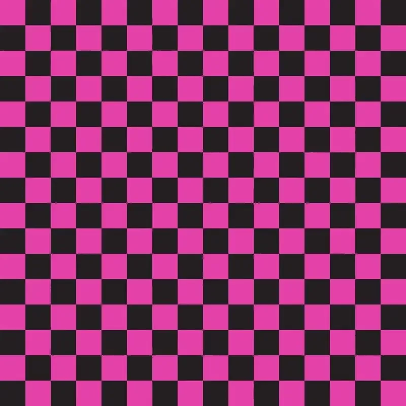 checkered-basics-fabric-bashful-pink-on-black Checkered Basics Fabric – Bashful Pink on Black