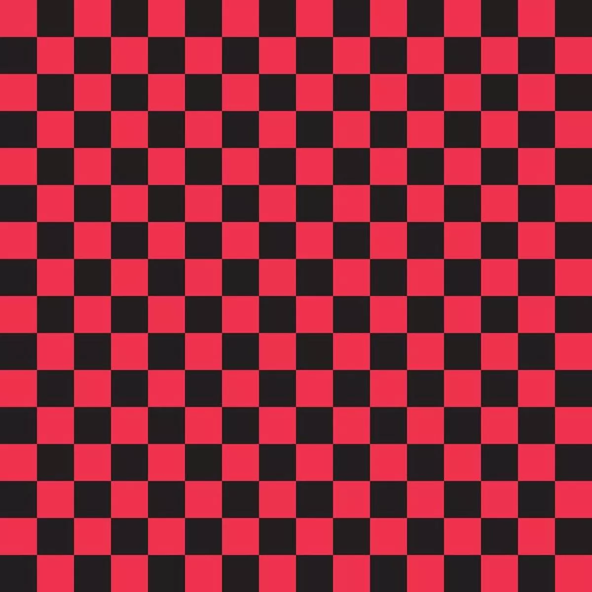 checkered-basics-fabric-red-on-black Checkered Basics Fabric – Red on Black