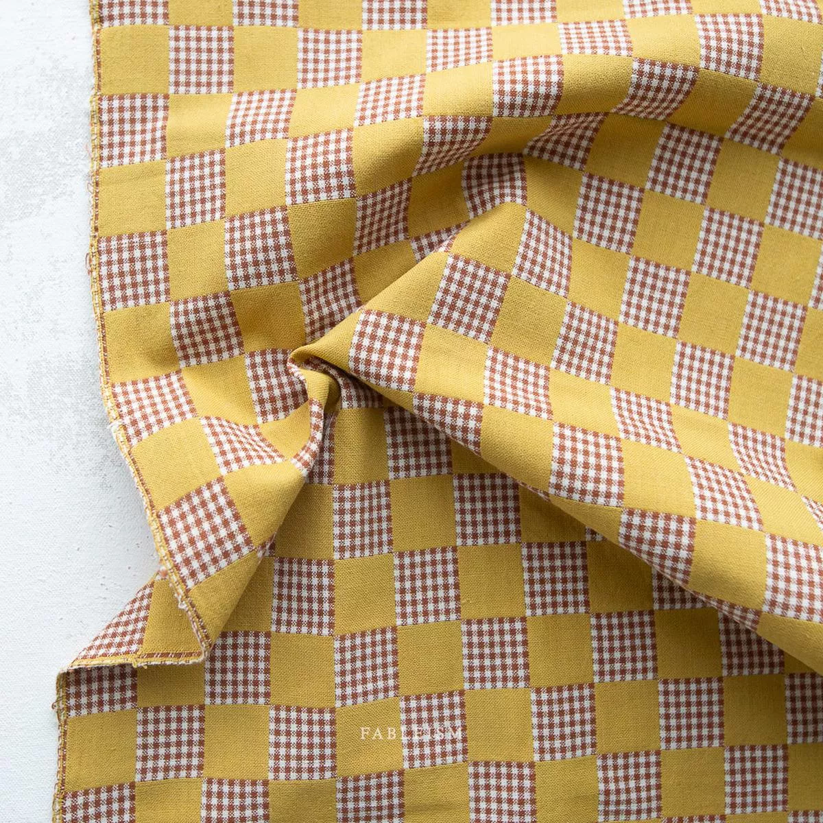 checkers-cotton-golden Checkers Cotton – Golden