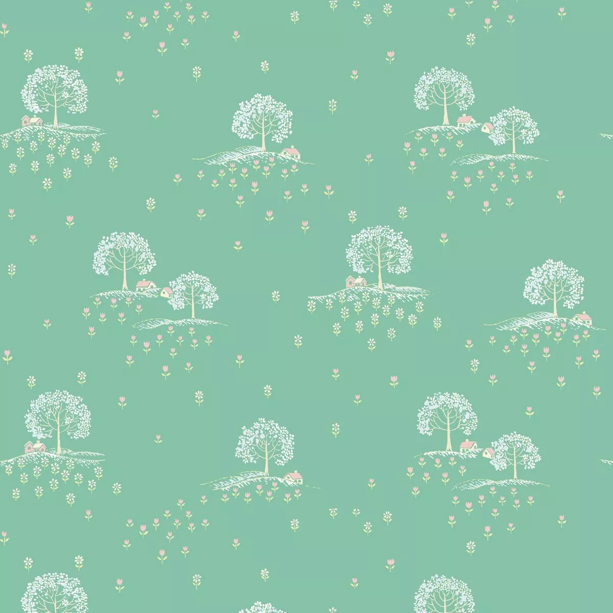 Chelles on Meadow Fabric