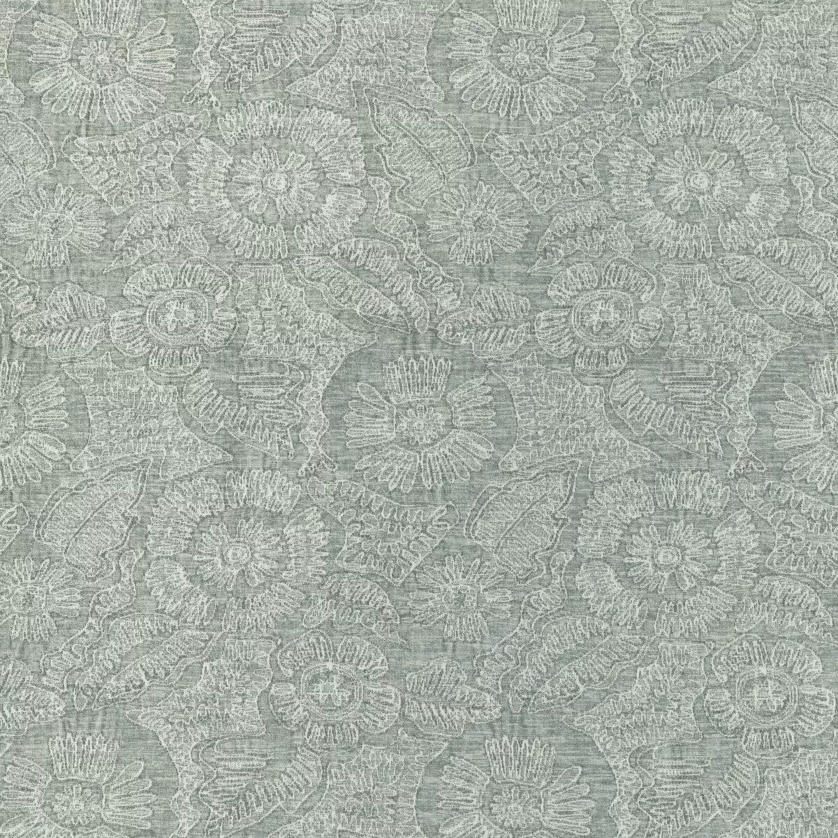 chenille-bloom-seaglass-fabric Chenille Bloom Seaglass Fabric