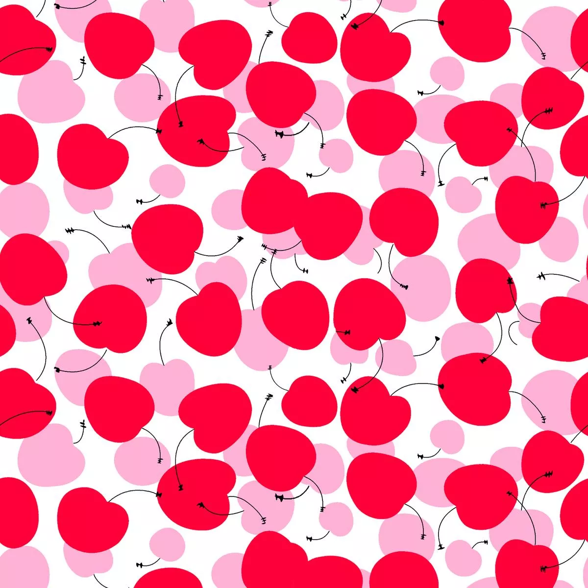 cherry-in-love-playful-fruit-fabric Cherry in Love – Playful Fruit Fabric