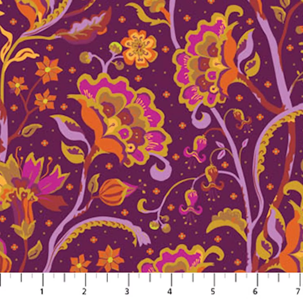 Chintz Burgundy by Kathy Doughty