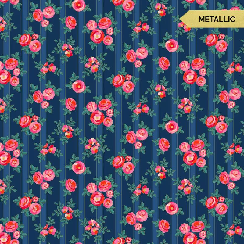 chintz-rose-florescence-figo-1-4-yard Chintz Rose // Florescence for FIGO (1/4 Yard)