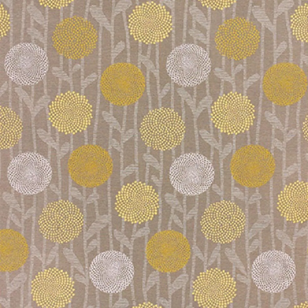 chipper-dandelion-botanical-brown-crypton-upholstery-fabric Chipper Dandelion Botanical Brown Crypton Upholstery Fabric