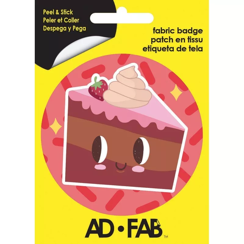 Choco Cake Adhesive Fabric Badge 01 Multi