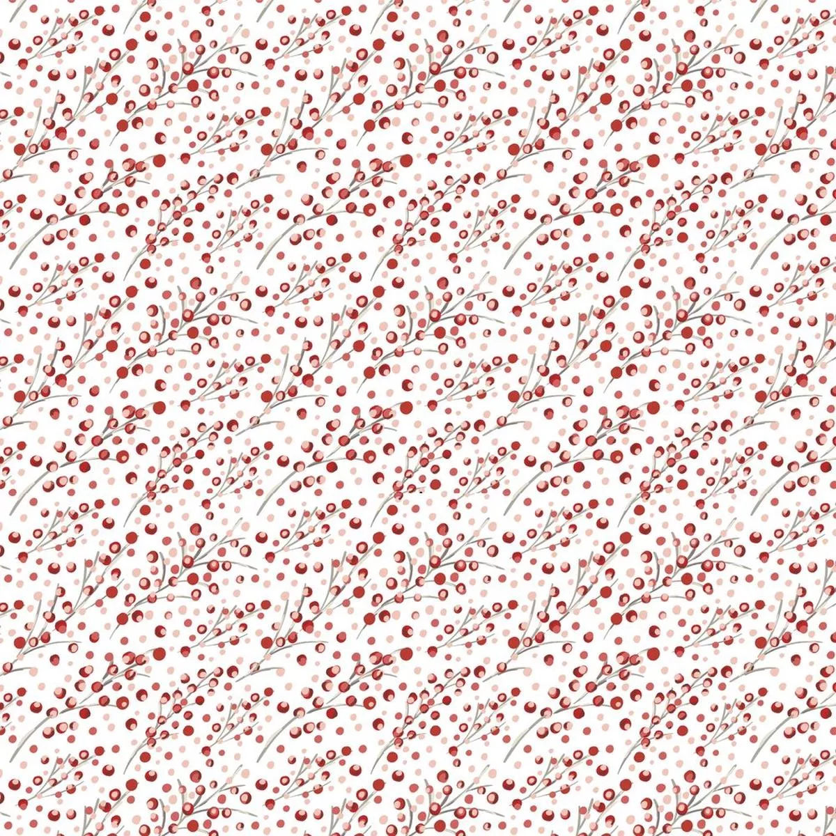 christmas-berries-fabric-red Christmas Berries Fabric – Red