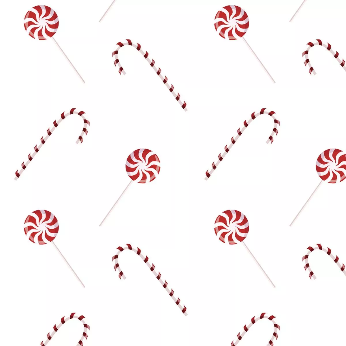 christmas-candy-fabric-white Christmas Candy Fabric – White