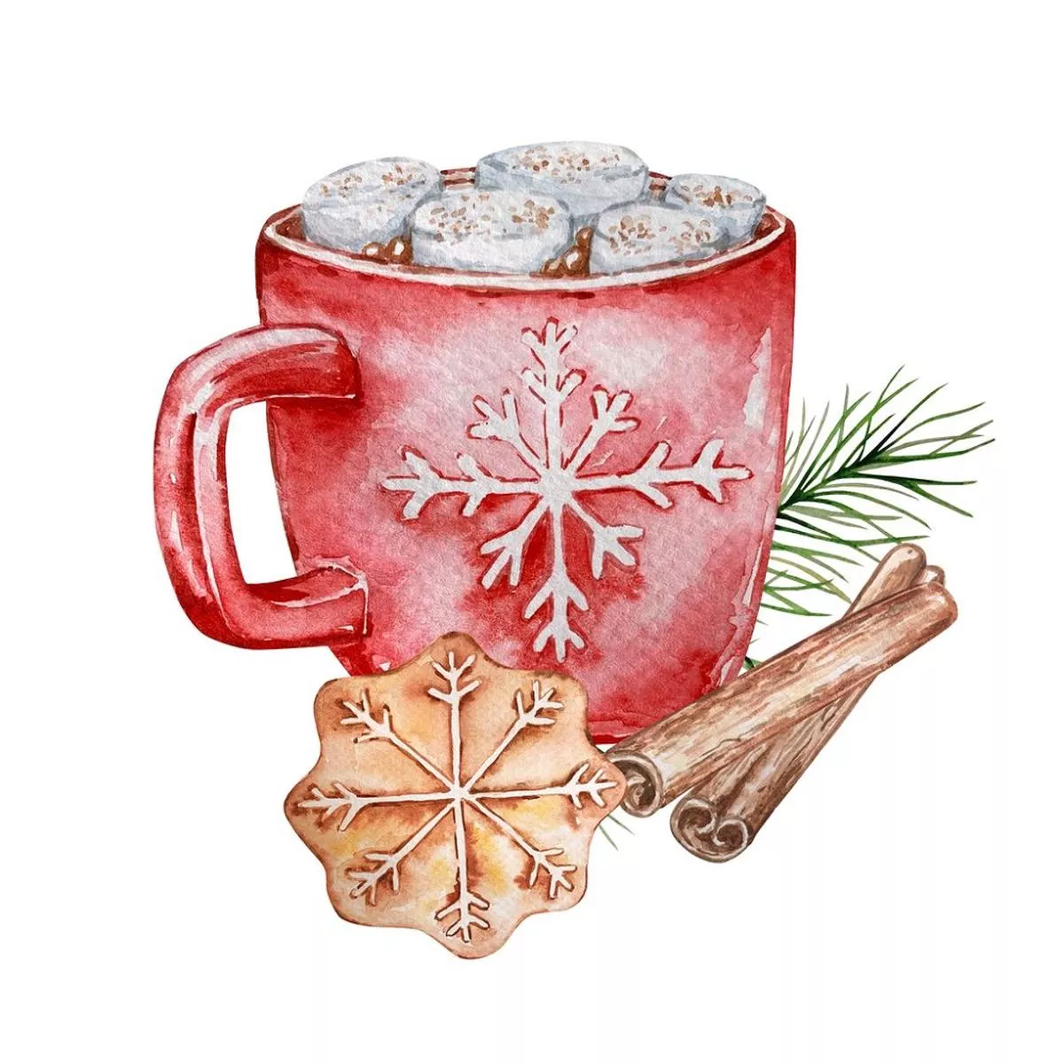 christmas-cocoa-fabric-panel-multi Christmas Cocoa Fabric Panel – Multi