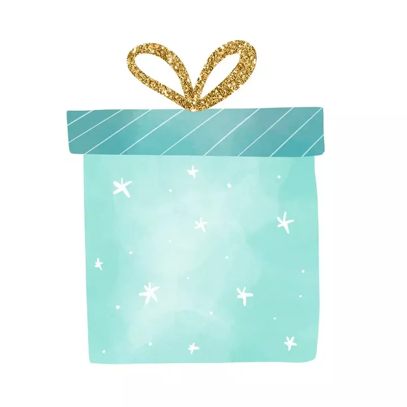 christmas-dino-present-fabric-panel-blue Christmas Dino Present Fabric Panel – Blue