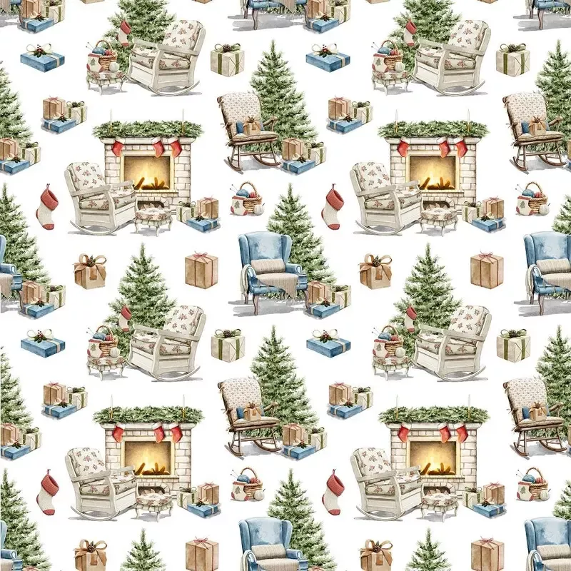 christmas-fireplace-fabric-white Christmas Fireplace Fabric – White