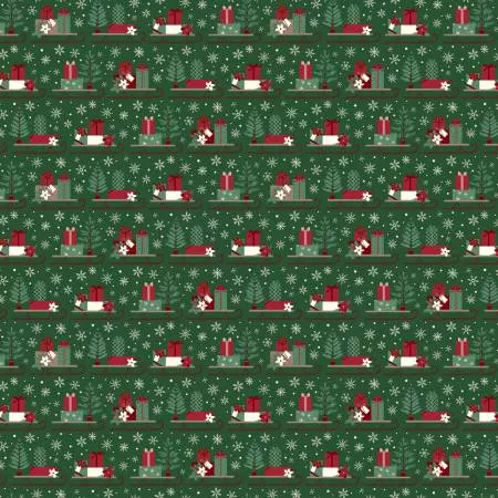 Christmas Time Sleds Forest