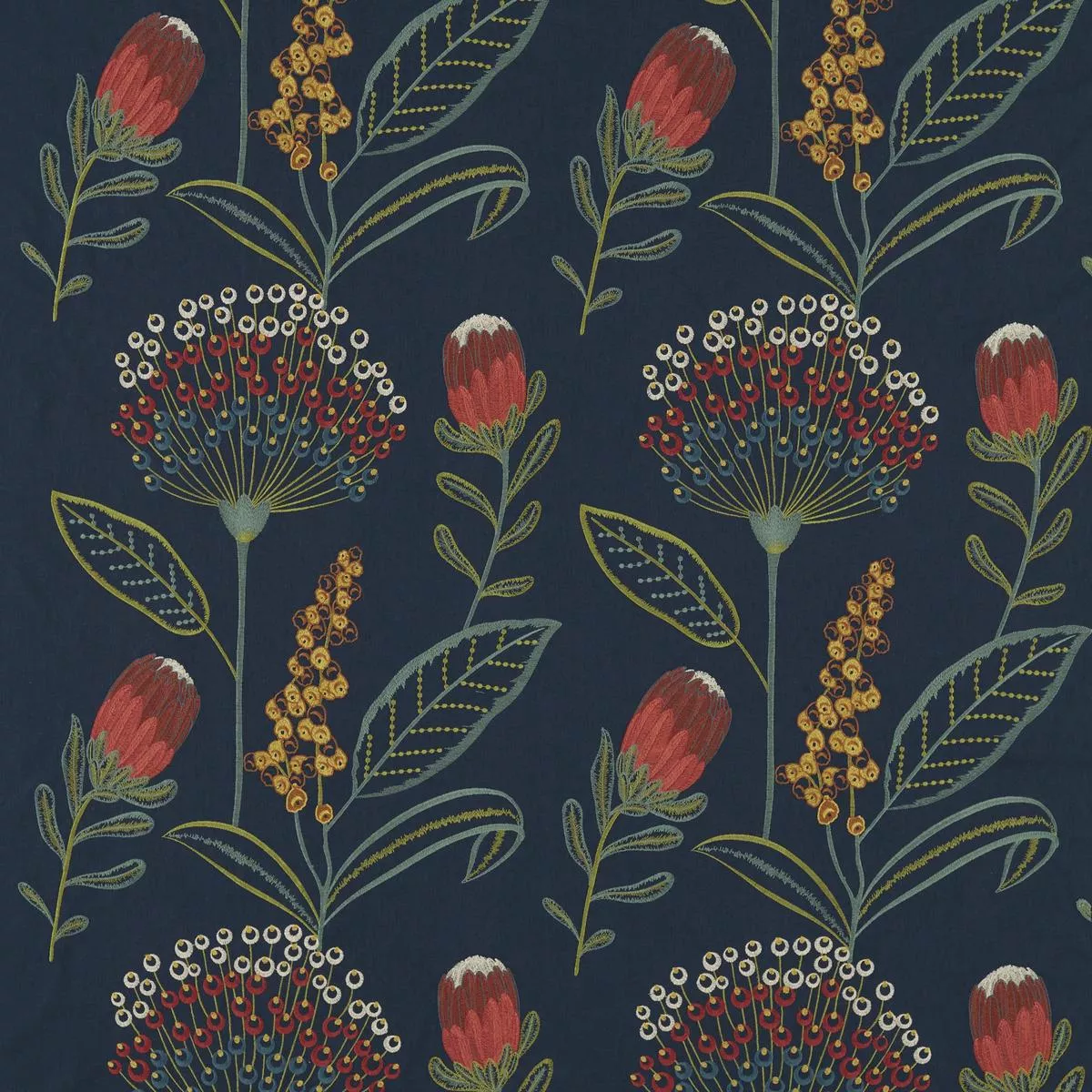 Clarke & Clarke Protini Midnight Drapery Fabric