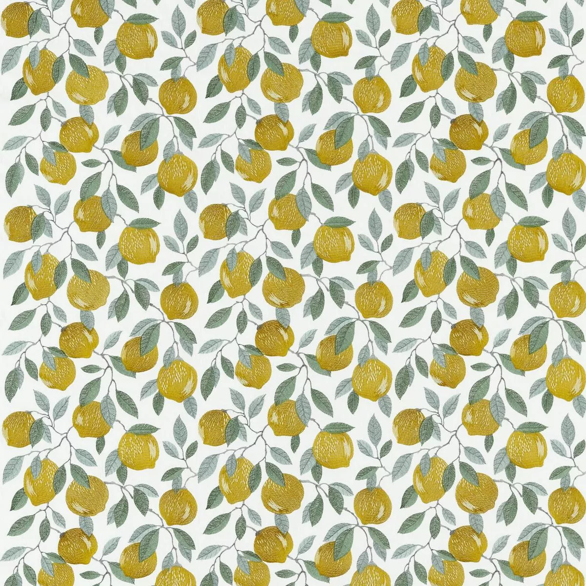 Clarke & Clarke Sicilian Lemon Drapery Fabric